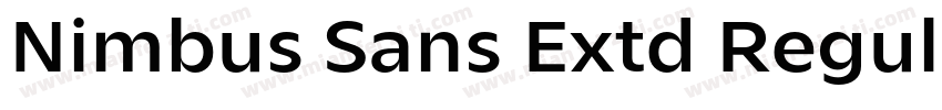 Nimbus Sans Extd Regular字体转换
